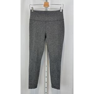ATHLETA Delancey Herringbone Tights Pull On Skinny Stretch 487663 Gray Size S